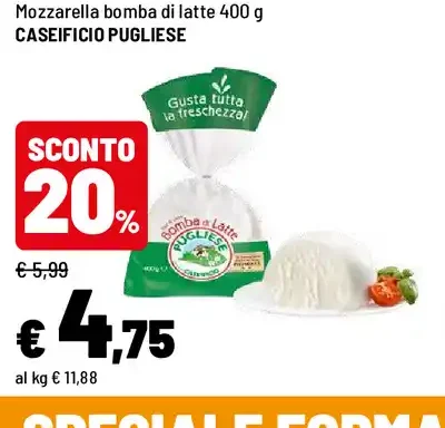 Mozzarella bomba di latte