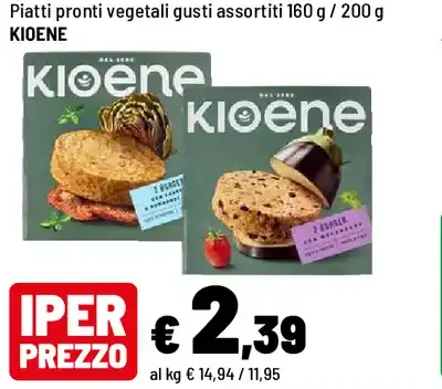 Piatti pronti vegetali