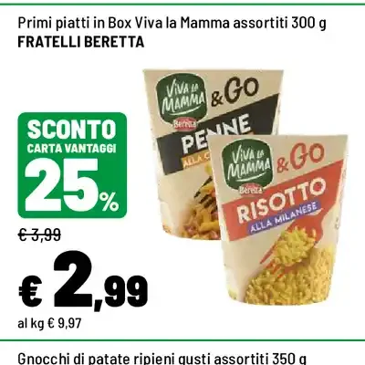 Primi piatti in box