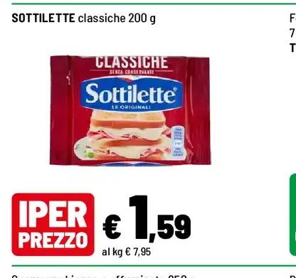Sottillette classiche