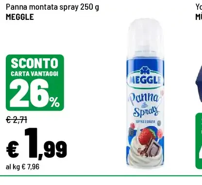 Panna montata spray