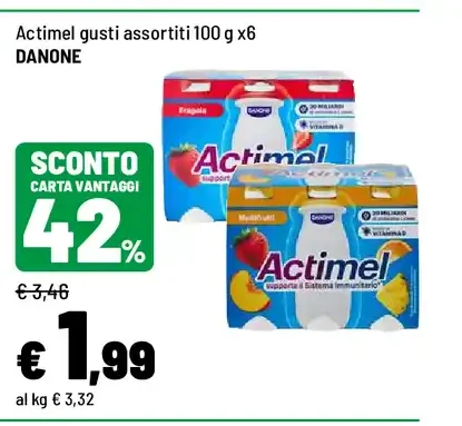 Actimel gusti assortiti
