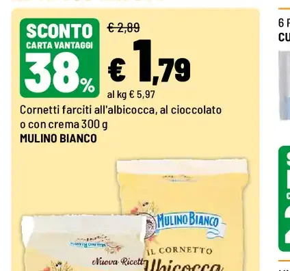Cornetti farciti all'albicocca, al cioccolato o con crema