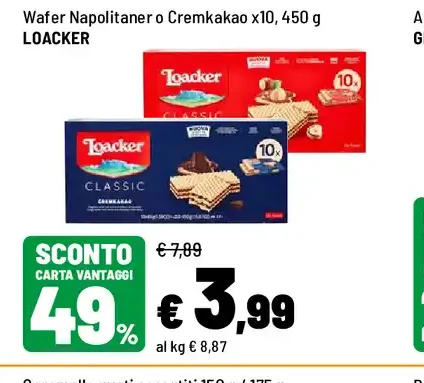 Wafer Napolitaner o Cremkakao
