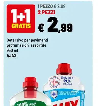 Detersivo pavimenti Ajax