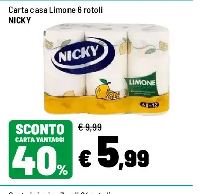 Carta casa Nicky