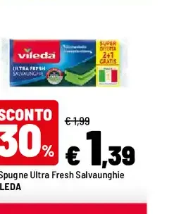 Spugne Ultra Fresh Salvau... Vileda