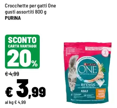 Crocchette One Purina