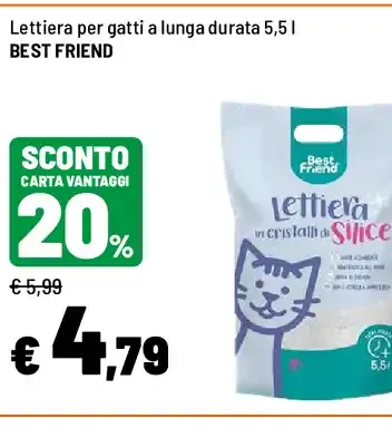 Lettiera per gatti a lunga durata