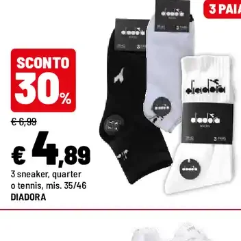 Calze sneaker, quarter o tennis