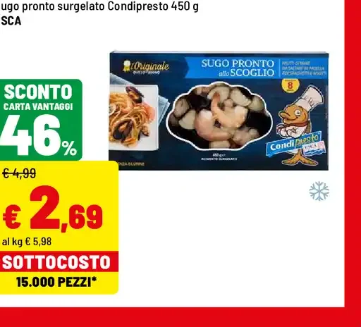 Sugo pronto surgelato