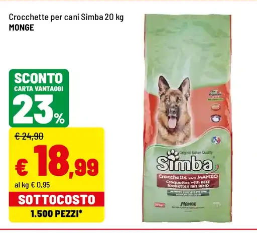 Crocchette per cani Simba