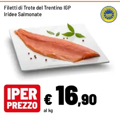 Filetti di trote del Trentino IGP