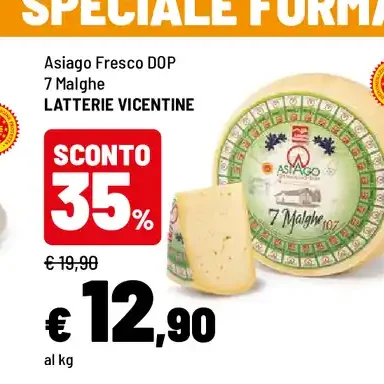 Asiago Fresco DOP 7 Malghe