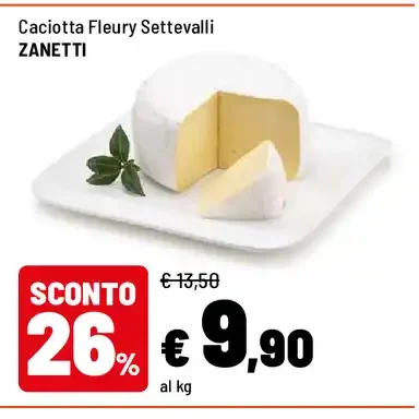 Caciotta Fleury Settevalli