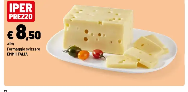 Formaggio svizzero Emmental