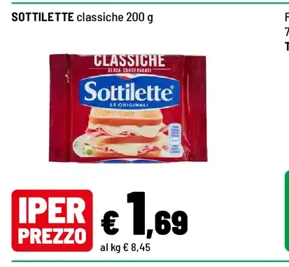 Sottilette classiche