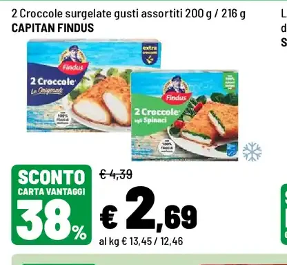 Croccole surgelate gusti assortiti