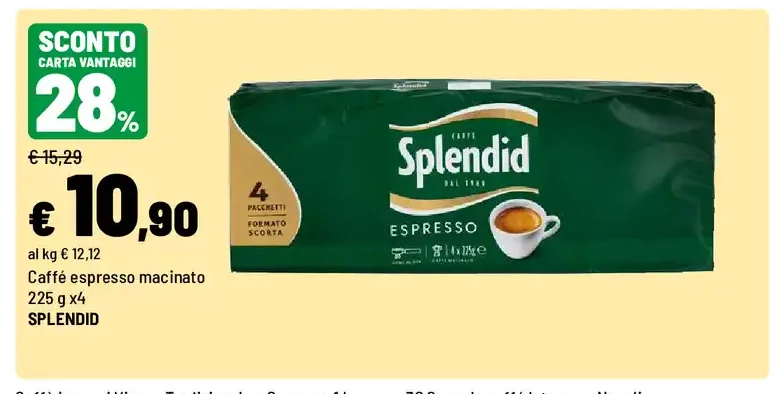 Caffè espresso macinato