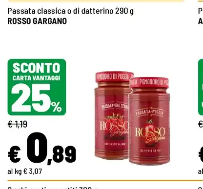 Passata classica o datterino