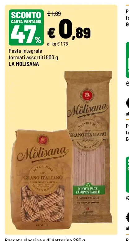Pasta integrale formati assortiti