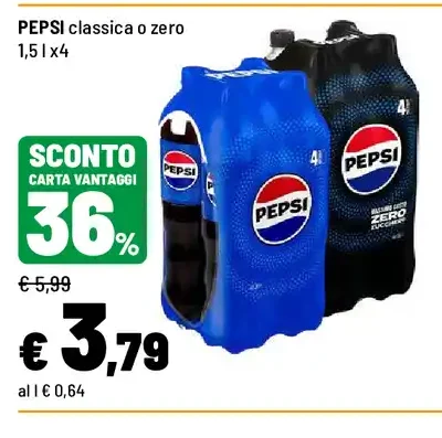 Pepsi classica o zero