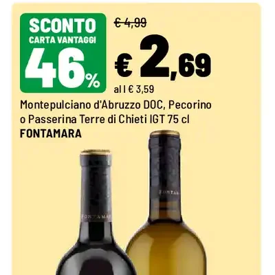 Montepulciano d'Abruzzo DOC, Pecorino o Passerina