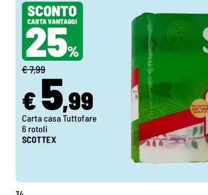 Carta casa Scottex
