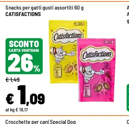 Snacks per gatti gusti assortiti