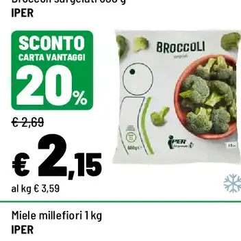 Broccoli surgelati