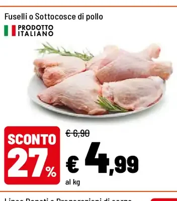 Fuselli o sottocosce di pollo
