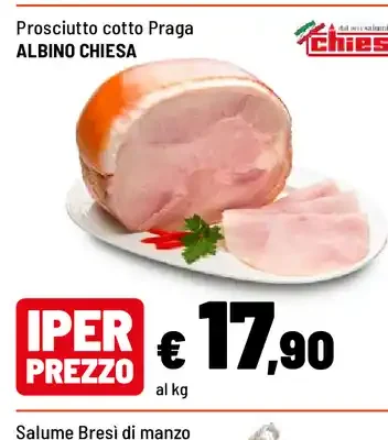 Prosciutto cotto Praga