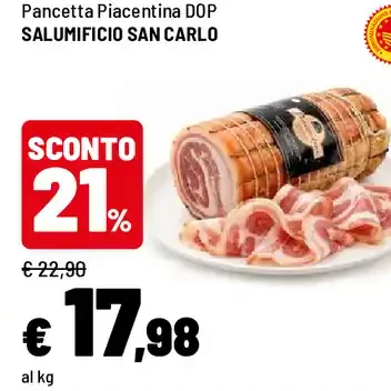 Pancetta Piacentina DOP