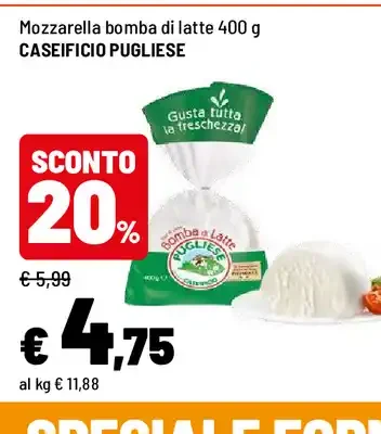 Mozzarella bomba di latte