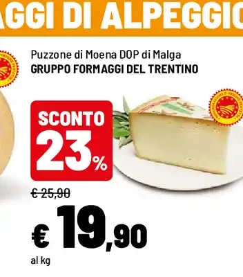Puzzone di Moena DOP di Malga