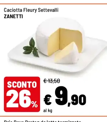 Caciotta Fleury Settevalli