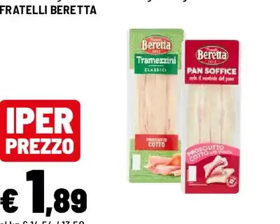 Tramezzini gusti assortiti 130 g / 140 g
