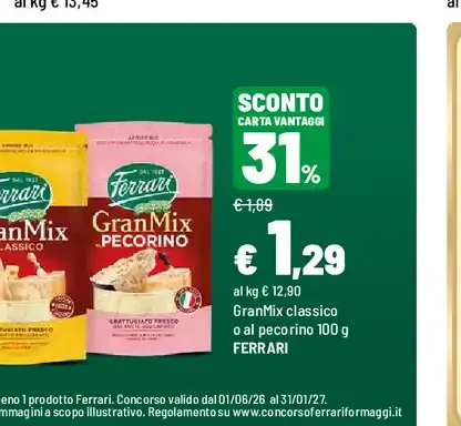 GranMix classico o al pecorino