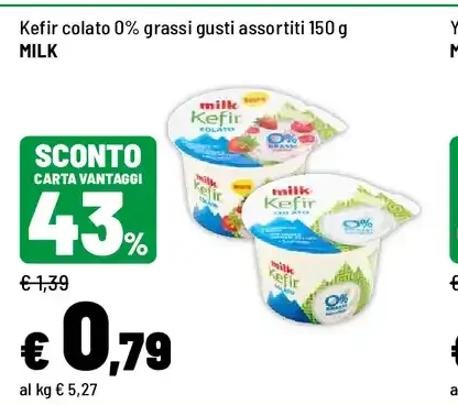 Kefir colato 0% grassi