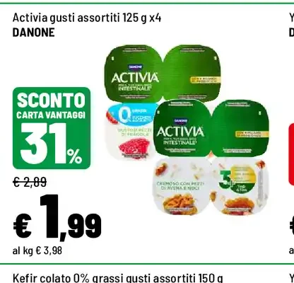 Activia gusti assortiti