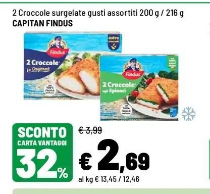 Croccole surgelate gusti assortiti