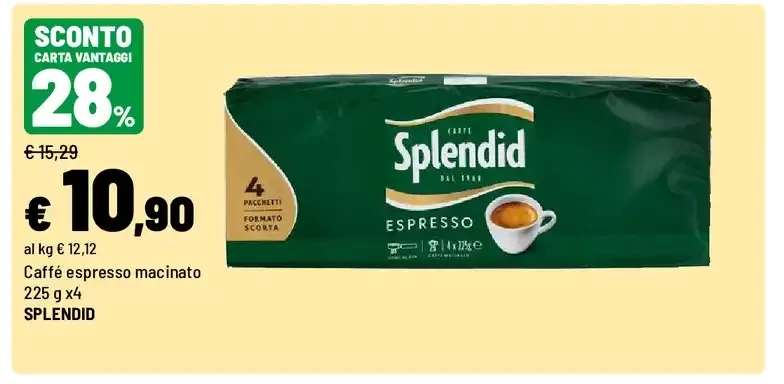 Caffè espresso macinato