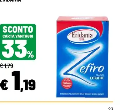 Zucchero extrafine Zefiro