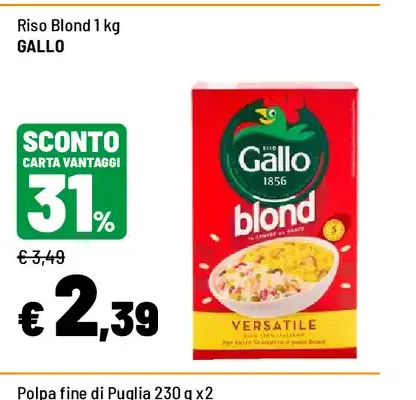 Riso blond