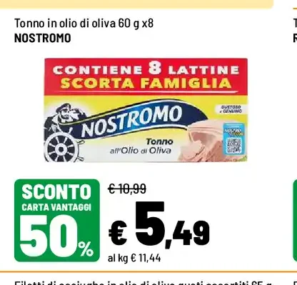 Tonno in olio di oliva