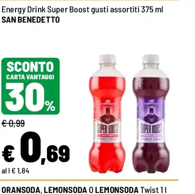 Energy Drink Super Boost San Benedetto