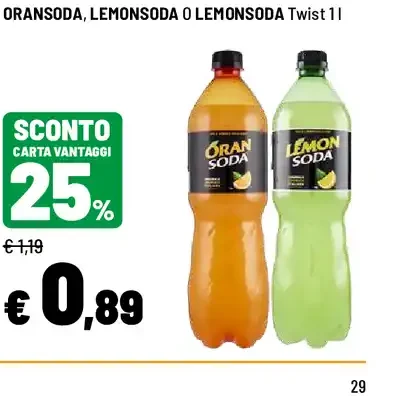 Oransoda, Lemonsoda o Lemonsoda Twist