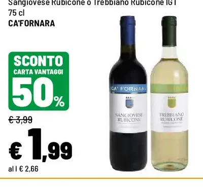 Sangiovese Rubicone o Trebbiano Rubicone IGT