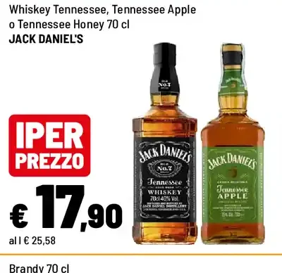 Whiskey Tennessee, Tennessee Apple o Tennessee Honey