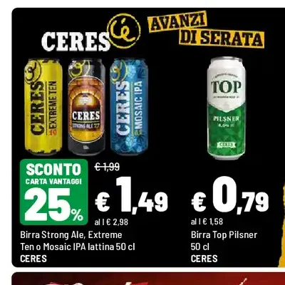 Birra Strong Ale, Extreme Ten o Mosaic IPA